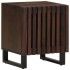 Mesita de noche de madera maciza de mango 40x34x46