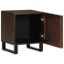 Mesita de noche de madera maciza de mango 40x34x46