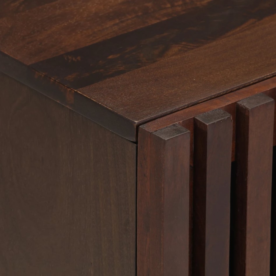 Mesita de noche de madera maciza de mango 40x34x46