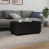Mesa de centro con luces LED negro 90x50x40