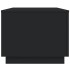 Mesa de centro con luces LED negro 90x50x40