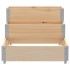 Arriate elevado de 3 niveles madera maciza de pino 120x80