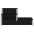 Arriate elevado de 3 niveles madera maciza pino negro 120x80