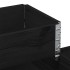 Arriate elevado de 3 niveles madera maciza pino negro 120x80