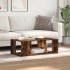 Mesa de centro madera de ingeniería roble ahumado 89,5x48x30