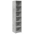 Aparador alto madera de ingeniería gris 40x41x185