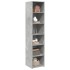 Aparador alto madera de ingeniería gris 40x41x185