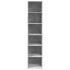 Aparador alto madera de ingeniería gris 40x41x185