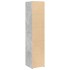 Aparador alto madera de ingeniería gris 40x41x185