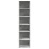 Aparador alto madera de ingeniería gris hormigón 45x41x185