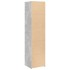 Aparador alto madera de ingeniería gris hormigón 45x41x185