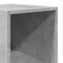 Aparador alto madera de ingeniería gris hormigón 30x41x185