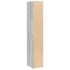 Aparador alto madera de ingeniería gris Sonoma 30x41x185