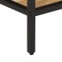 Mesa de centro de madera maciza de mango rugosa 55x55x45