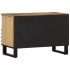 Mueble de TV madera maciza de mango rugosa 70x34x46