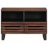 Mueble de TV madera maciza mango marrón 70x34x46