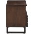 Mueble de TV madera maciza mango marrón 70x34x46