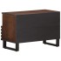 Mueble de TV madera maciza mango marrón 70x34x46