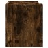 Mesitas de noche de pared 2 uds color roble ahumado 45x30x35