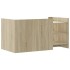 Mesa de centro madera de ingeniería roble Sonoma 100x50x50