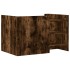 Mesa de centro madera de ingeniería roble ahumado 80x50x50