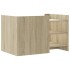 Mesa de centro madera de ingeniería roble Sonoma 80x50x50