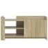 Mesa de centro madera de ingeniería roble Sonoma 100x50x50