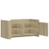 Mesa de centro madera de ingeniería roble Sonoma 100x50x50