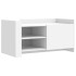 Mesa de centro de madera de ingeniería blanca 100x50x50
