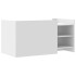 Mesa de centro de madera de ingeniería blanca 100x50x50