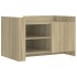 Mesa de centro madera de ingeniería roble Sonoma 80x50x50