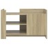 Mesa de centro madera de ingeniería roble Sonoma 80x50x50