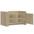 Mesa de centro madera de ingeniería roble Sonoma 80x50x50