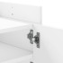 Mueble para TV madera contrachapada blanco 100x35x40