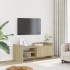 Mueble para TV madera contrachapada color roble 100x35x40