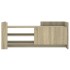 Mueble para TV madera contrachapada color roble 100x35x40