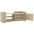 Mueble para TV madera contrachapada color roble 100x35x40
