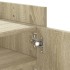 Mueble para TV madera contrachapada color roble 100x35x40