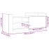 Mueble para TV madera contrachapada color roble 100x35x40