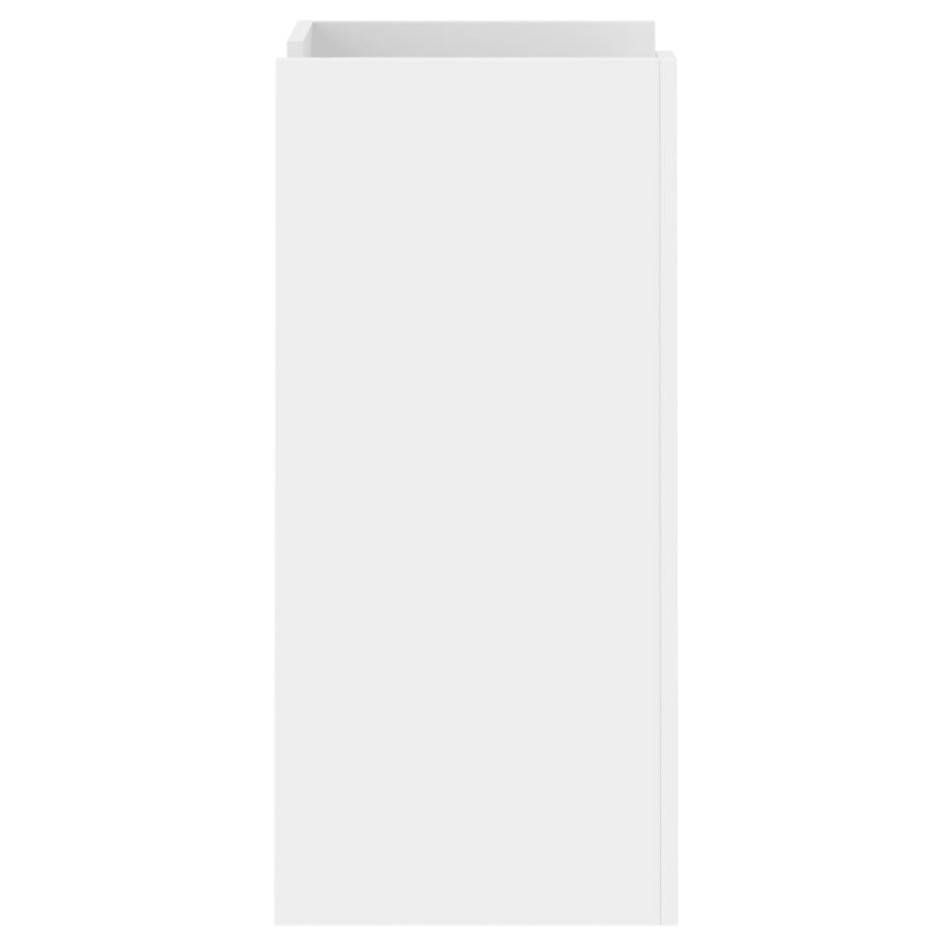 Aparador de madera de ingeniería blanco 45x35x75