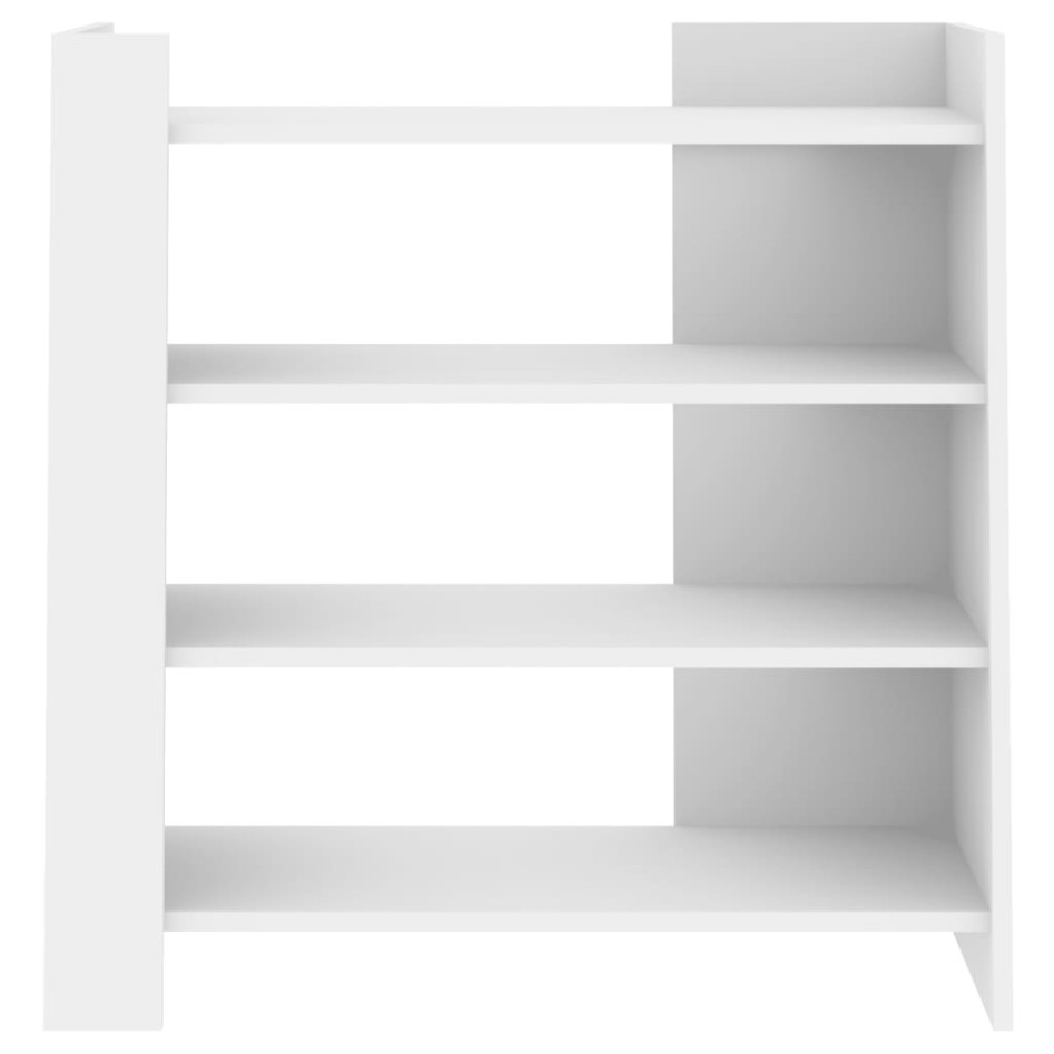 Aparador de madera de ingeniería blanco 73,5x35x75