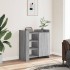 Aparador de madera de ingeniería gris Sonoma 73,5x35x75