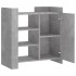 Aparador de madera contrachapada gris hormigón 73,5x35x75