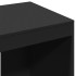 Escritorio de madera de ingeniería negro 103,5x56,5x94