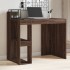 Escritorio madera de ingeniería marrón roble 103,5x56,5x94