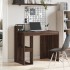 Escritorio madera de ingeniería marrón roble 103,5x56,5x94