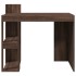 Escritorio madera de ingeniería marrón roble 103,5x56,5x94