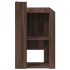 Escritorio madera de ingeniería marrón roble 103,5x56,5x94