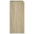 Aparador madera de ingeniería roble Sonoma 45x35x75