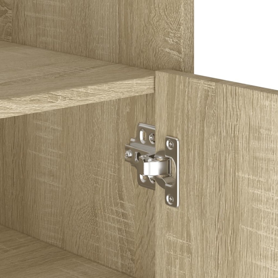 Aparador madera de ingeniería roble Sonoma 45x35x75